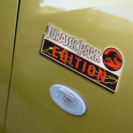 Jurassic Park Edition Laser Engraved Car Name Badge - Image 5