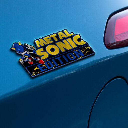 Metal Sonic Edition Laser Engraved Car Name Badge - Image 3