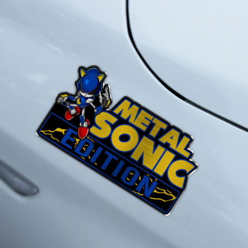Metal Sonic Edition Laser Engraved Car Name Badge - Image 4