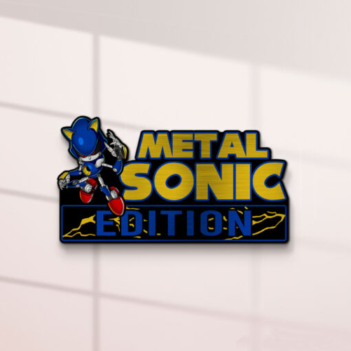 Metal Sonic Edition Laser Engraved Car Name Badge - Image 2