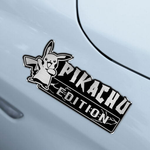 Pikachu Edition Laser Engraved Car Name Badge - Image 5