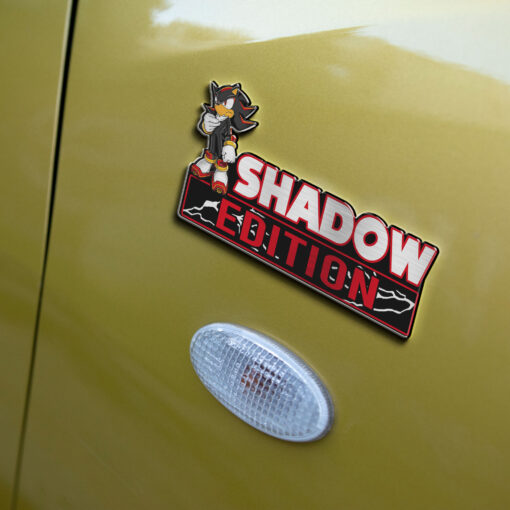 Shadow Edition Laser Engraved Car Name Badge - Image 5