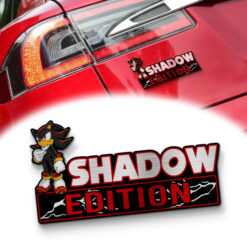Shadow Edition Laser Engraved Car Name Badge