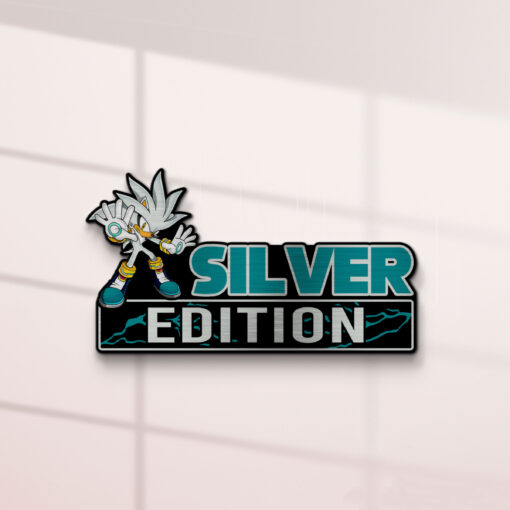 Silver Edition Laser Engraved Car Name Badge - Image 2