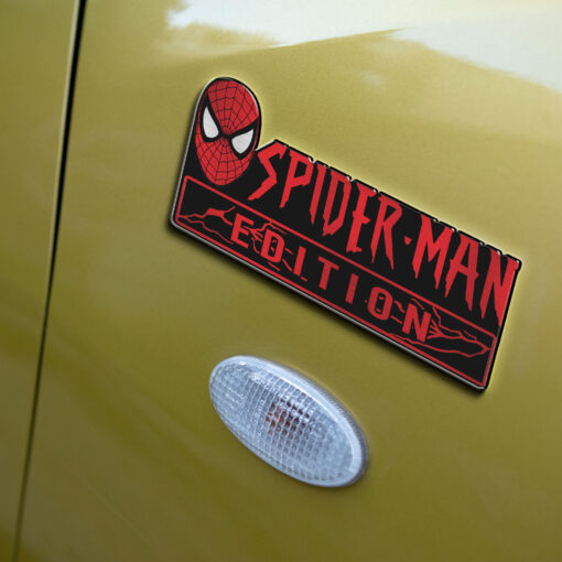 Spider-man Edition Laser Engraved Car Name Badge - Image 5