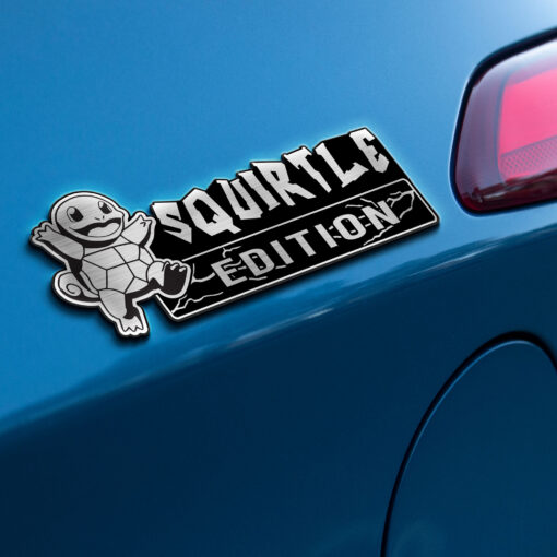 Squirtle Edition Laser Engraved Car Name Badge - Image 6