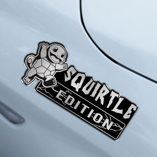 Squirtle Edition Laser Engraved Car Name Badge - Image 5