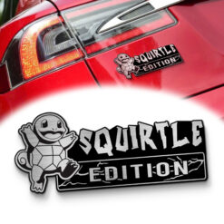 Squirtle Edition Laser Engraved Car Name Badge