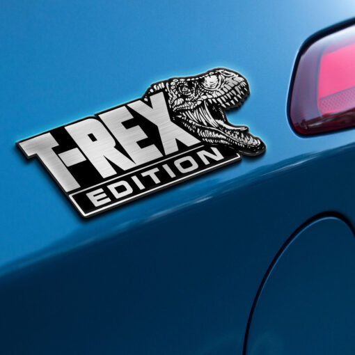 T-REX Edition Laser Engraved Car Name Badge - Image 3