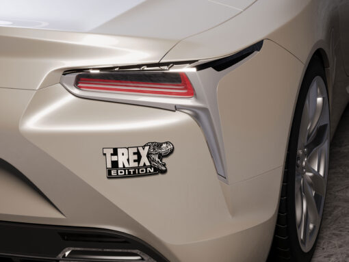 T-REX Edition Laser Engraved Car Name Badge - Image 6