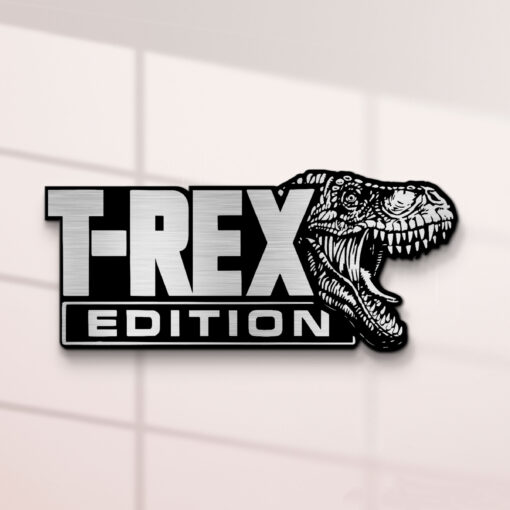 T-REX Edition Laser Engraved Car Name Badge - Image 2