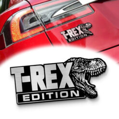 T-REX Edition Laser Engraved Car Name Badge