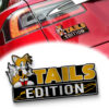 Tails Edition Laser Engraved Car Name Badge