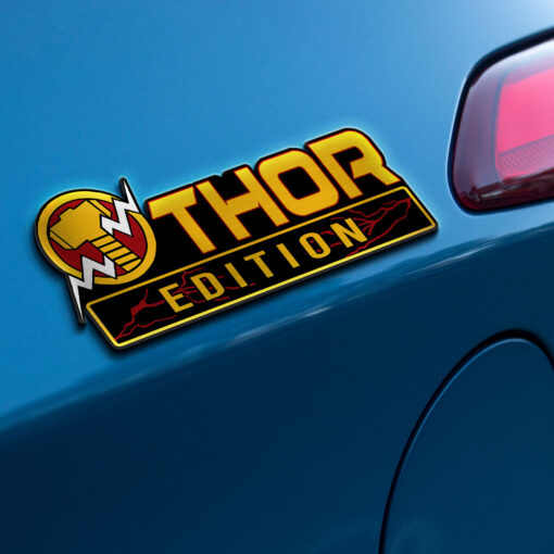 Thor Edition Laser Engraved Car Name Badge - Image 6