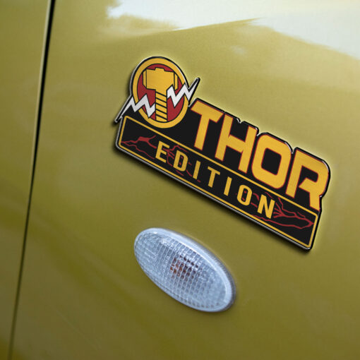 Thor Edition Laser Engraved Car Name Badge - Image 4