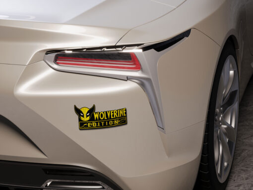 Wolverine Edition Laser Engraved Car Name Badge - Image 6