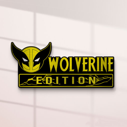 Wolverine Edition Laser Engraved Car Name Badge - Image 2