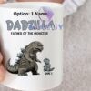 Personalized Dadzilla Father Of The Monsters Mug