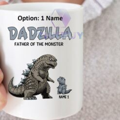 Personalized Dadzilla Father Of The Monsters Mug