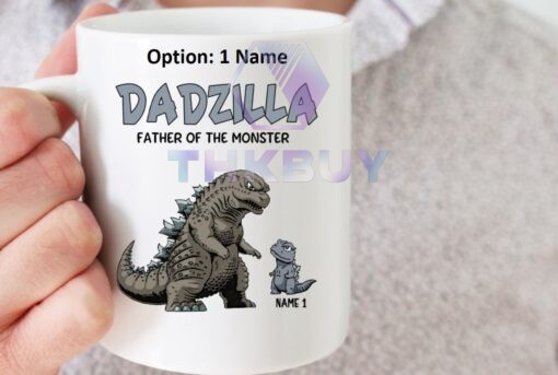 Personalized Dadzilla Father Of The Monsters Mug