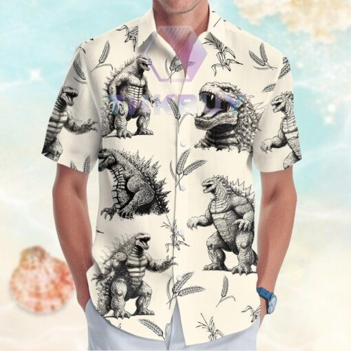 Godzilla Hawaiian Shirt – THK1891 - Image 2