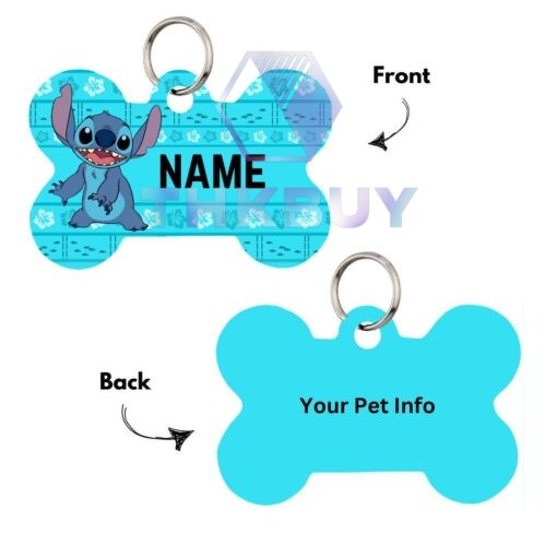 Personalized Stitch Pet Id Tag for Dogs - Image 2