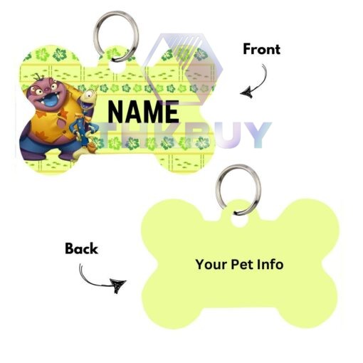 Personalized Jumba and Pleakley Pet Id Tag for Dogs - THK1903 - Image 2