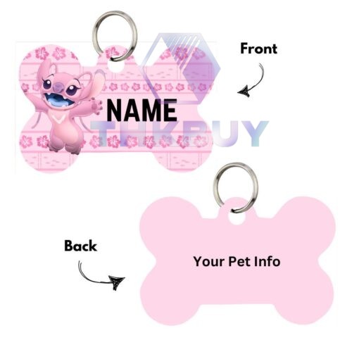 Personalized Angel Pet Id Tag for Dogs - THK1901 - Image 2