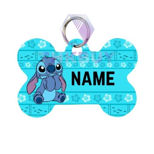 Personalized Stitch Pet Id Tag for Dogs - THK1900