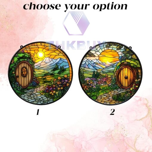 The Shire Stained Glass Window Hanging Suncatcher - Image 2