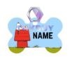 Personalized Snoopy Pet Id Tag for Dogs