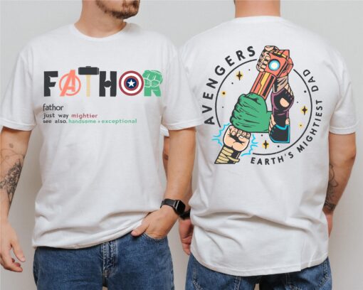 Avengers Father T-Shirt - Image 2