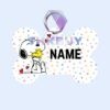 Personalized Snoopy & Woodstock Pet Id Tag for Dogs