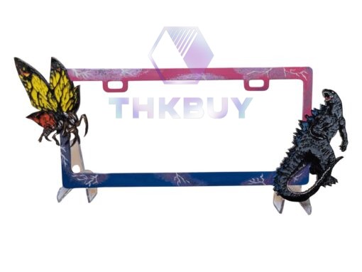 Godzilla & Mothra License Plate Frame - Image 2