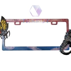 Godzilla & Mothra License Plate Frame