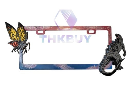 Godzilla & Mothra License Plate Frame