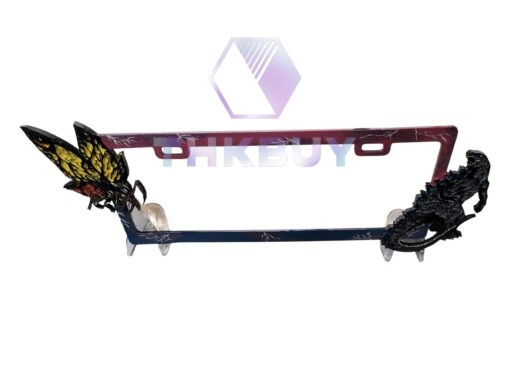 Godzilla & Mothra License Plate Frame - Image 5