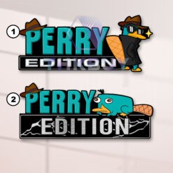 Perry the Platypus (Agent P) Edition Laser Engraved Car Name Badge
