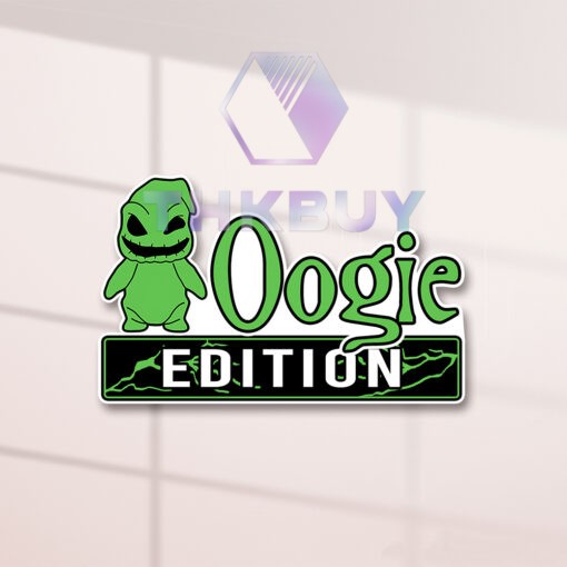 Personalized Oogie Edition Laser Engraved Car Name Badge - Image 2