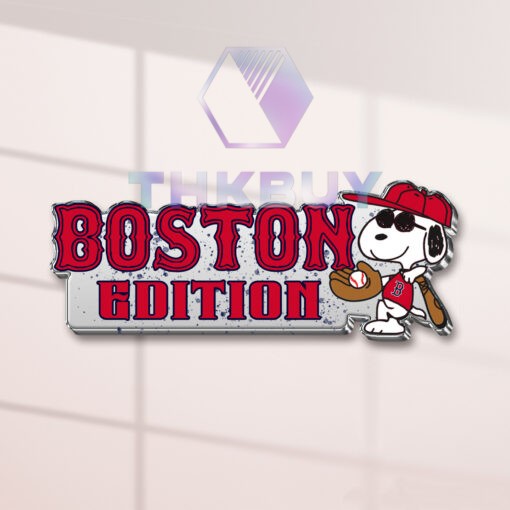 Snoopy x Bonton Edition Laser Engraved Car Name Badge - Image 2