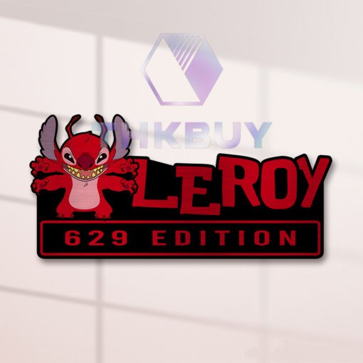 Personalized Leroy Experiment 629 Edition Car Emblem Badge Version 2 - Image 2