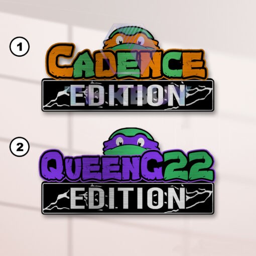 Personalized TMNT Edition Car Emblem Badge - Image 2