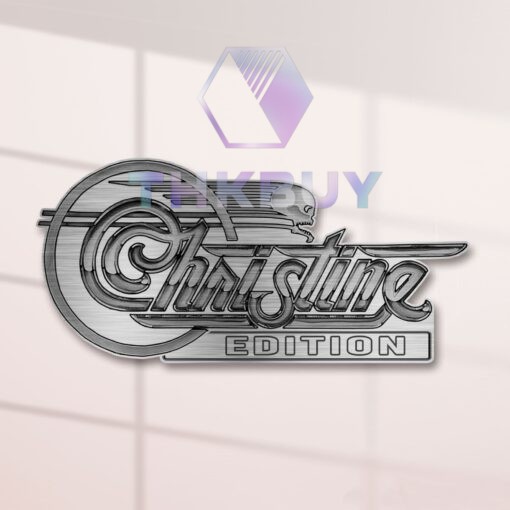 Stephen King Christine Edition Laser Engraved Car Name Badge Version 2 - Image 2