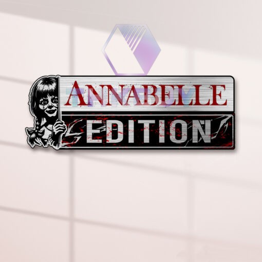 Annabelle Edition Laser Engraved Car Name Badge - Image 2