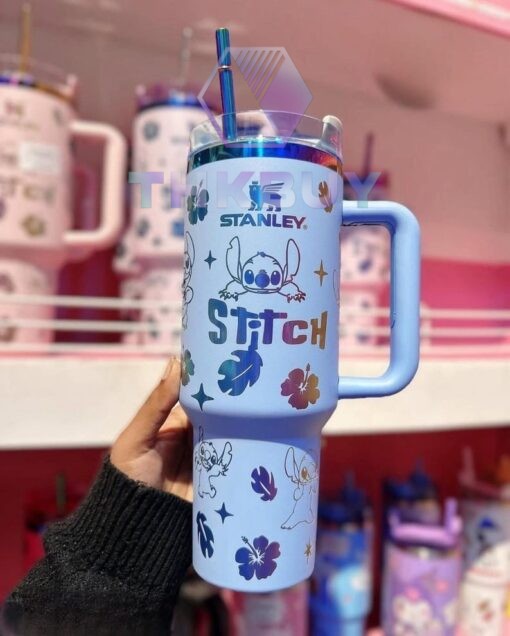 Stitch 40oz Stanley Handle Tumbler - THK2035