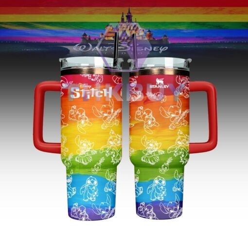 Stitch 40oz Stanley Handle Tumbler - THK2038