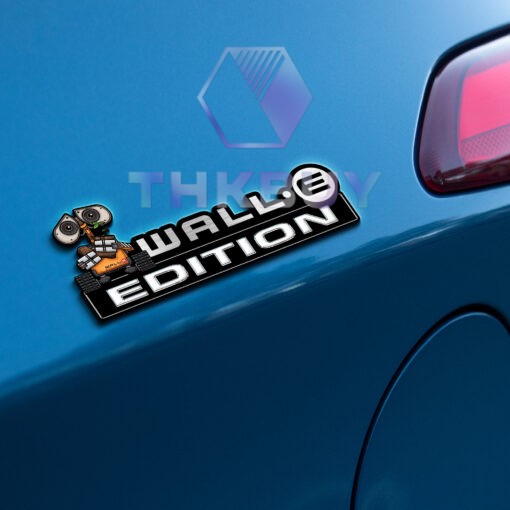 Wall-E Edition Laser Engraved Car Name Badge - Image 3