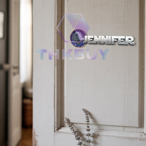 Personalized Death Star Inspired 3D Wooden Door Sign - Image 7