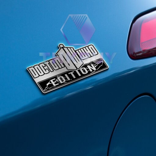 Doctor Who Edition Laser Engraved Car Name Badge - Image 3