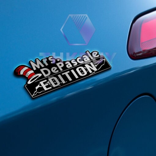 Personalized Teacher Dr. Seuss Edition Car Emblem - Image 3